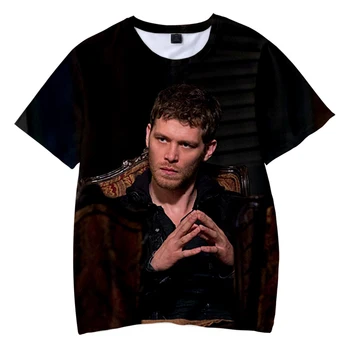 Dainininkas Niklaus Mikaelson 3D Atspausdintas T-shirt Vyrų/Moterų Sporto Atsitiktinis O-Kaklo Streetwear Marškinėlius Harajuku Mados Hip-Hop Streetwear - 