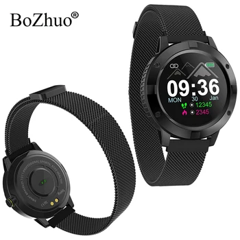 Q10 Smart Watch Moterų IP67 atsparus Vandeniui Smartwatch Vyrų Apyrankės Širdies ritmo Monitorius Multi-Sporto Rūšių Fitness Tracker Pedometer - 