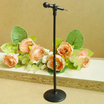 Mielas Mini Plastiko Mikrofono Modelį, Miniatiūriniai Lėlių Baldų Priedai - 