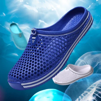 Vasaros Bateliai Vyrai Sandalai Minkštas porų Paplūdimio Šlepetės lengvas moterų Vandens Batai Kvėpuojantis Kelionėse Sportbačiai Aqua Shoes2021 - 