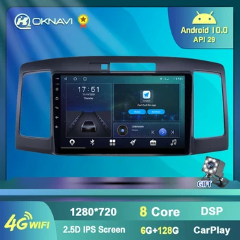 6+128G Autoradio Automobilio Radijo Toyota Allion Premio 2001-2007 Multimedia Vaizdo Grotuvas, Navigacija, GPS, Stereo 2 din BT DVD Carplay - 