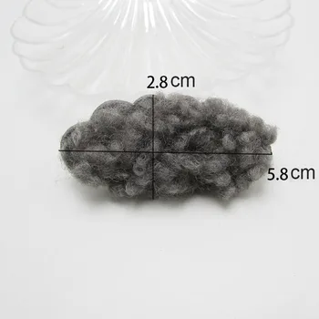 20pcs/daug 5.8*2.8 cm pliušinis debesis Kamšalu appliques, 