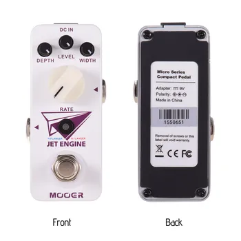 Mooer Reaktyvinio Variklio Digital Multi-Dažnio Flanger Pedalo Elektrinės Gitaros Efektu Pedalas Tiesa Apeiti Styginiai Instrumentai Priedai - 