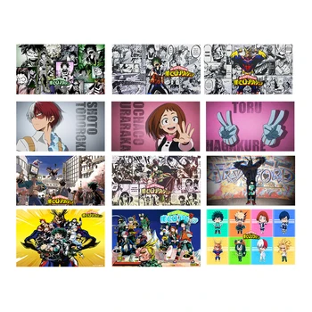 Mano Herojus Akademinės Bendruomenės Japonijos Klasikinio Anime Nuotrauką Plakatas Drobės Tapybos Freskos Namų Vaikų Kambario Sienų Dekoras Spausdinti Cuadros Meno Dekoro - 