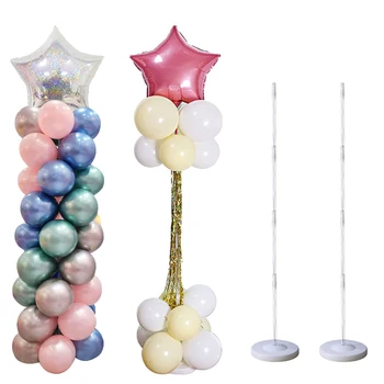 Džiaugsmas-Enlife vaikams gimtadienio Balionas kolonėlės stovas Vestuvių puošimas balionais klijuoti laikiklį Baby shower globos Numeris kolbų stendas - 