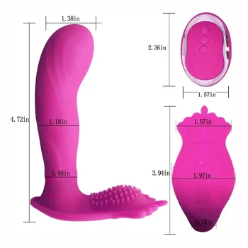 Dėvėti Dildo, Vibratoriai Sekso Žaislas Moterims Orgazmas Masturbator G Spot Clit Skatinti Nuotolinio Valdymo Kelnaitės Vibratoriai Suaugusiųjų Sekso Žaislai - 