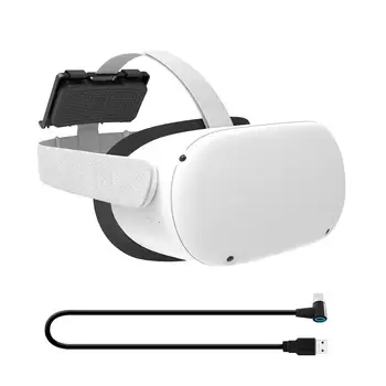 Powerbank Tvirtinimo Laikiklis Akumuliatoriaus Laikiklis Oculus Quest 2 1 Arba Vive Deluxe Garso Dirželis VR Ausines Žaidimas Priedai 2021 NAUJAS - 