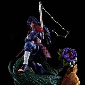 Veiksmų Skaičius, 40cm Anime Madara gk Statulėlės Statula Uchiha Madara Obito PVC Paveikslas Modelis, Žaislai - 