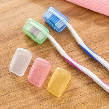 5vnt Nešiojamų Kelionių dantų šepetėlį Galvos Laikiklis Padengti Plauti Germproof Teptuku Bžūp Apsaugoti padengti Toothbrushe Dėžutę - 