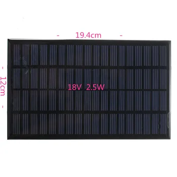 LEORY Karšto Pardavimo 18V 2.5 W Polikristaliniai, Saugomos Energijos Galios Saulės baterijų modulių Sistemą Saulės Elementų Įkroviklį 19.4x12x0.3cm - 