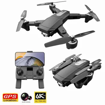 S604 PRO Drone GPS Wifi 5G 4K 6K Dual Didelės raiškos Kameros Sraigtasparnis FPV Profesinės aerofotografija Quadcopter Naujas - 