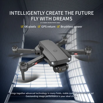 RC DRON S1 Drone su Kamera 6K GPS Profesinės HD Įrašymo 4K 5G FPV Brushless Sulankstomas tolimojo Quadcopter Dron PK L900 - 