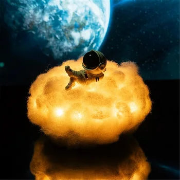 Astronautas LED Lempos 3D Debesis Naktį Su Rainbow Šviesos Efektas Nuotolinio Valdymo Kūrybingi Gimtadienio Dovana Lempa Vaikams Namų Puošybai - 