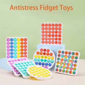 Darbalaukio Švietimo Vaikai Logika Psichikos Aritmetinis Silikono Išskleidimo Autizmo Specialiųjų Poreikių Suaugusiųjų Antistress Fidget Žaislai - 