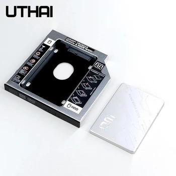 UTHAI T01 CD-ROM Diską į SSD Standžiojo Disko Laikiklis Nešiojamas Vidaus talpykla 2,5 colio SATA I II III HDD Disko 12,7 mm SATA3 Adapteris - 