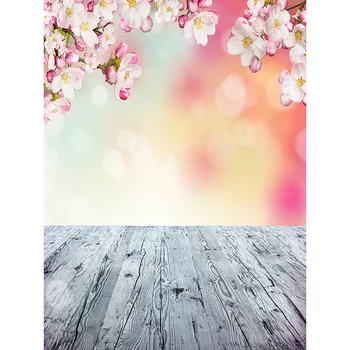 Vinilo Gėlių ir Medienos Lentos Fotografijos Backdrops medinių grindų Tekstūros Temą Fotografijos Fone 2010 m. 3 FMB-72 - 