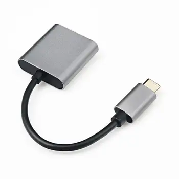 Tipas-C/USB-C Ausinių Adapteris Modelis c/USB c iki 3,5 mm Ausinių Aux Audio ir USB-C Maitinimo Pristatymo Įkroviklis Parama - 